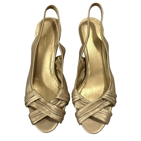 Cole Haan Gold Heels - Picture 6 of 15